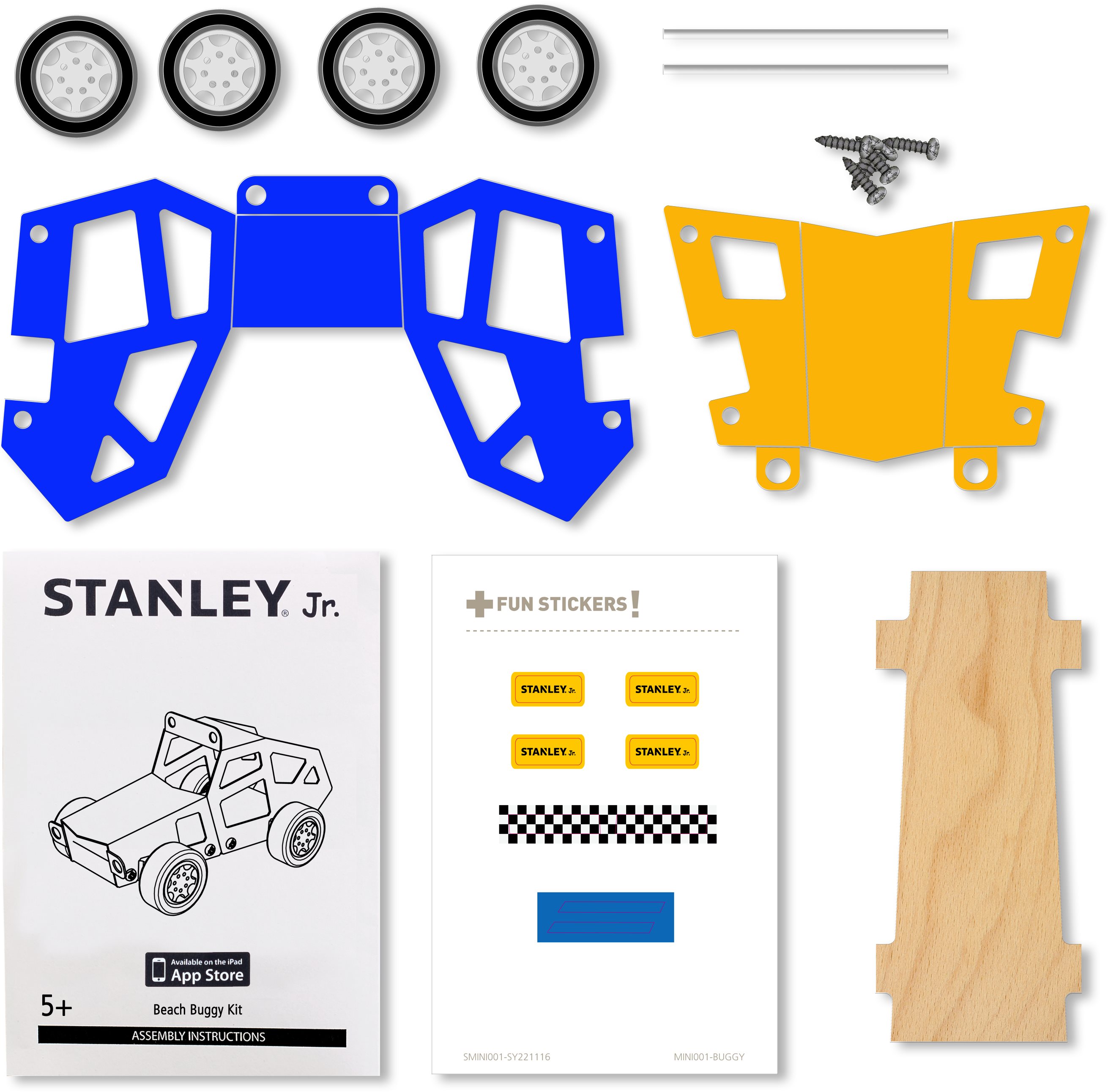 Building Set Stanley Jr. OK036-SY Kit, buggy car, wood ...