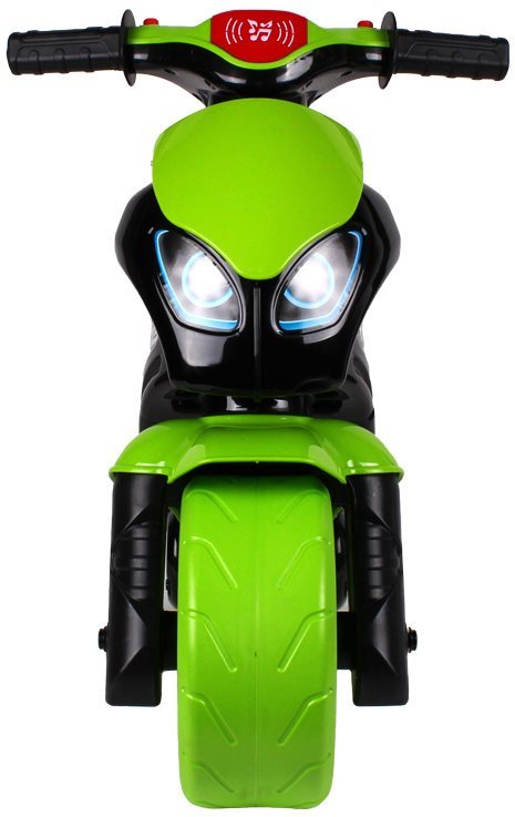 Balance Bike Motorcycle bouncer green-black Screen