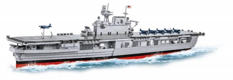 Építőjáték Cobi USS Enterprise CV-6 Oldalnézet
