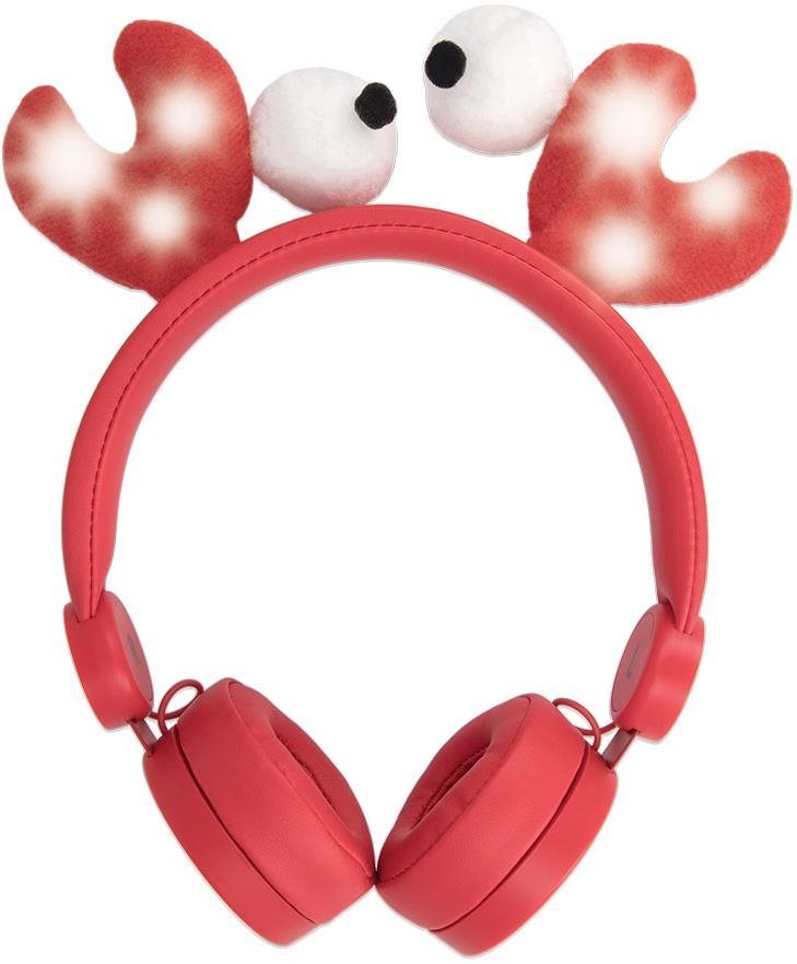 Headphones Wired Headphones Forever AMH-100 Craby 3.5mm Mini Jack with Magnetic Elements Red Features/technology