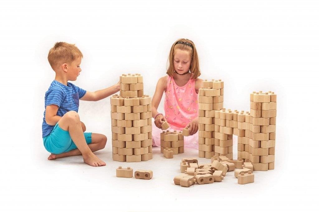 Building Set Wooden Kit Bodi - 96 parts ...