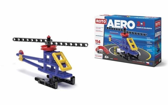 Building Set Roto 2-in-1 Helicopter, 114 pieces Packaging/box