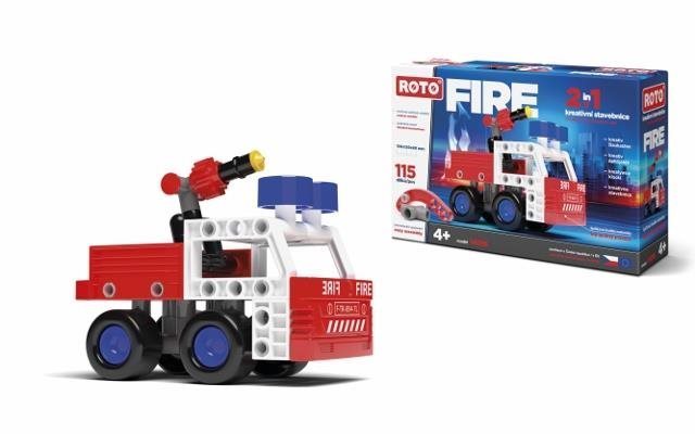 Building Set Roto 2-in-1 Fire, 115 pieces Packaging/box