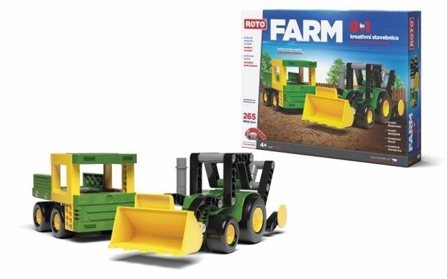 Building Set Roto 9-in-1 Farm, 265 pieces Packaging/box