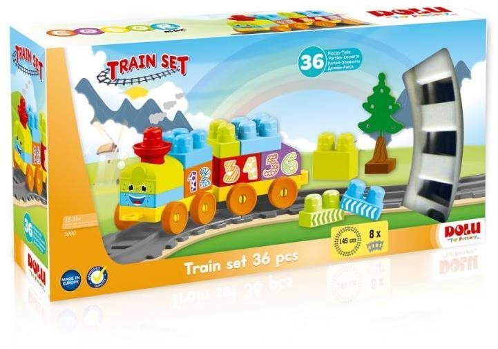 Building Set Mine Children's Train Set, 36 pieces Packaging/box