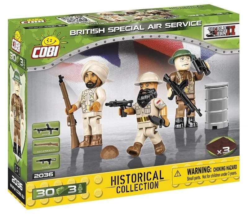 Építőjáték Cobi 2036 British Special Air Service Figurák Csomagolás/doboz