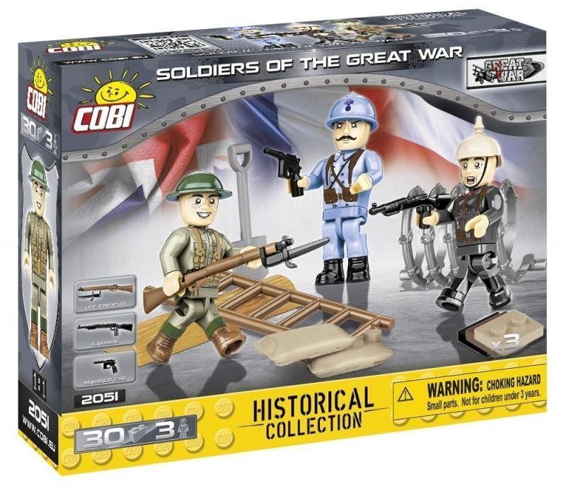 Building Set Cobi 2051 World War I Figures Packaging/box
