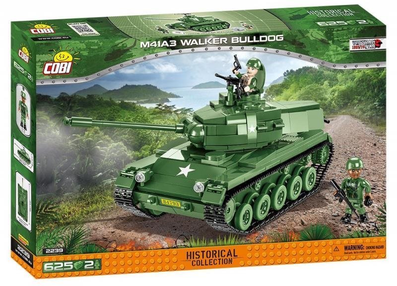 Building Set Cobi 2239 M41A3 Walker Bulldog Packaging/box