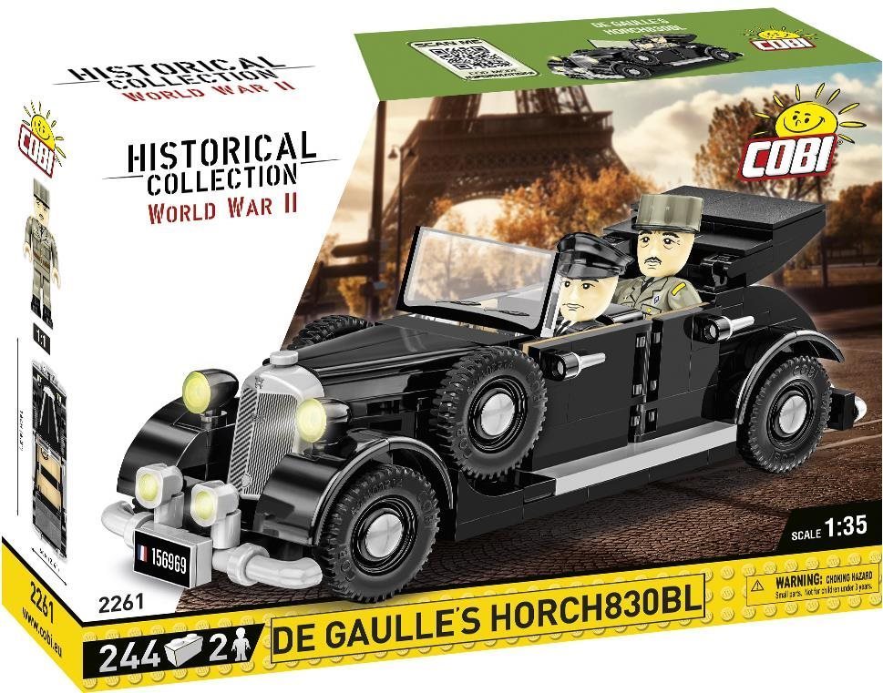 Building Set Cobi 2261 De Gaulle's Horch 830 BL Packaging/box
