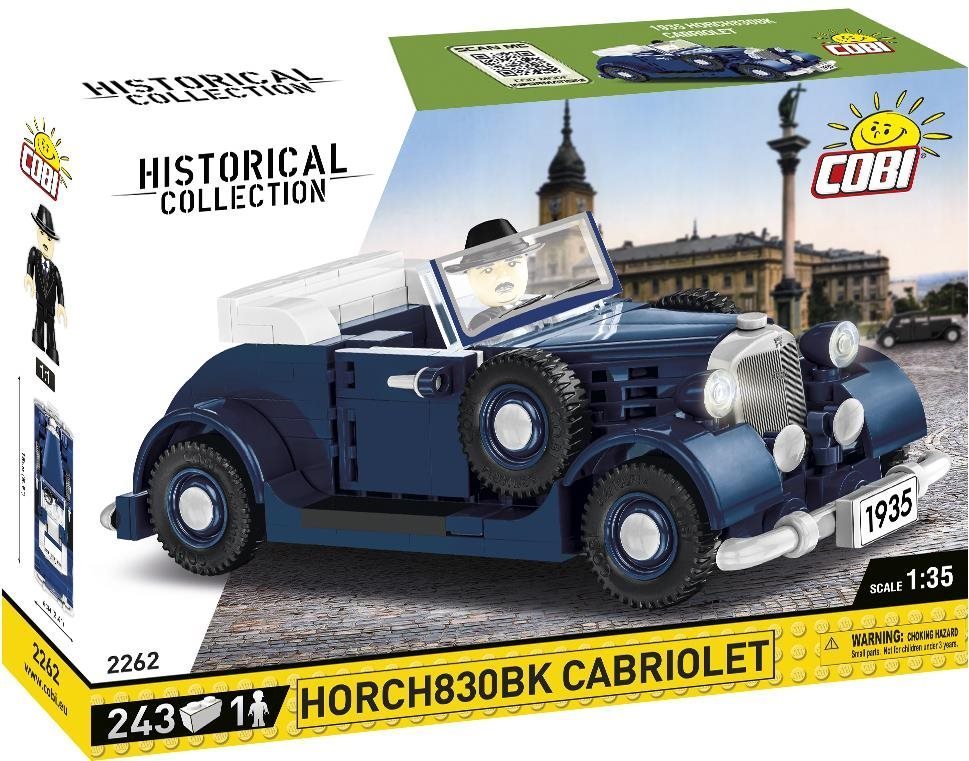 Bausatz Cobi 2262 1935 Horch 830 Cabriolet Verpackung/Box