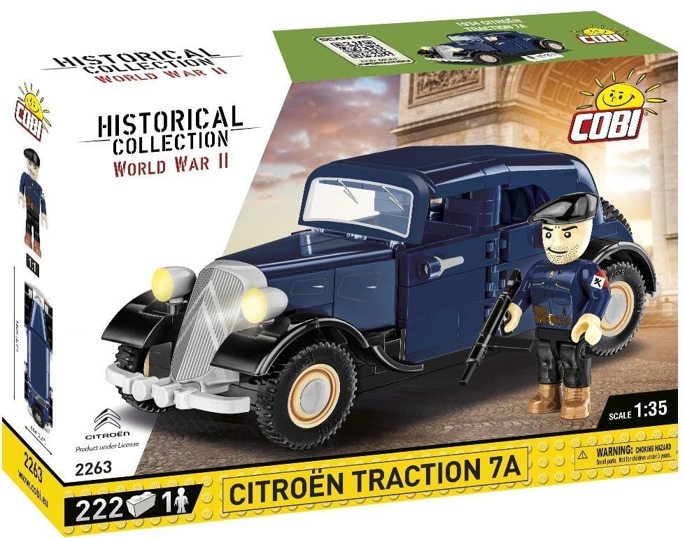 Építőjáték Cobi 2263 1934 Citroën Traction 7A Csomagolás/doboz