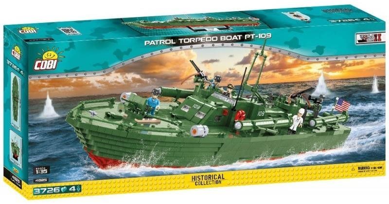 Building Set Cobi 4825 Torpedo Boat PT-109 Packaging/box