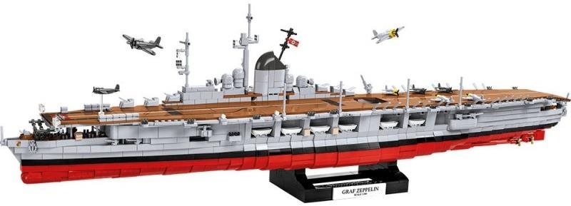 Stavebnica Cobi 4826 Lietadlová loď Graf Zeppelin Bočný pohľad