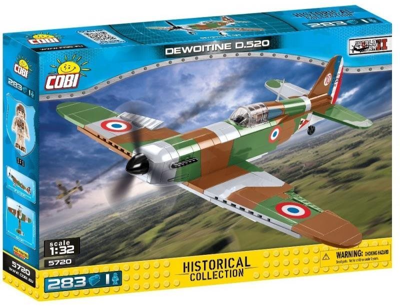 Building Set Cobi 5720 Dewoitine D.520 Packaging/box