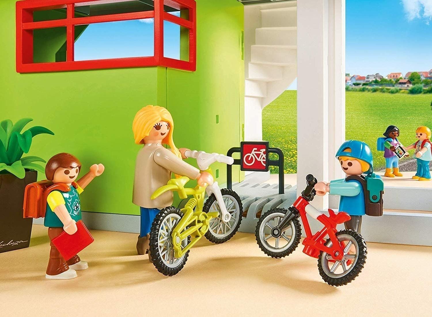 Building Set Playmobil 9453 Furnished School Building Lifestyle