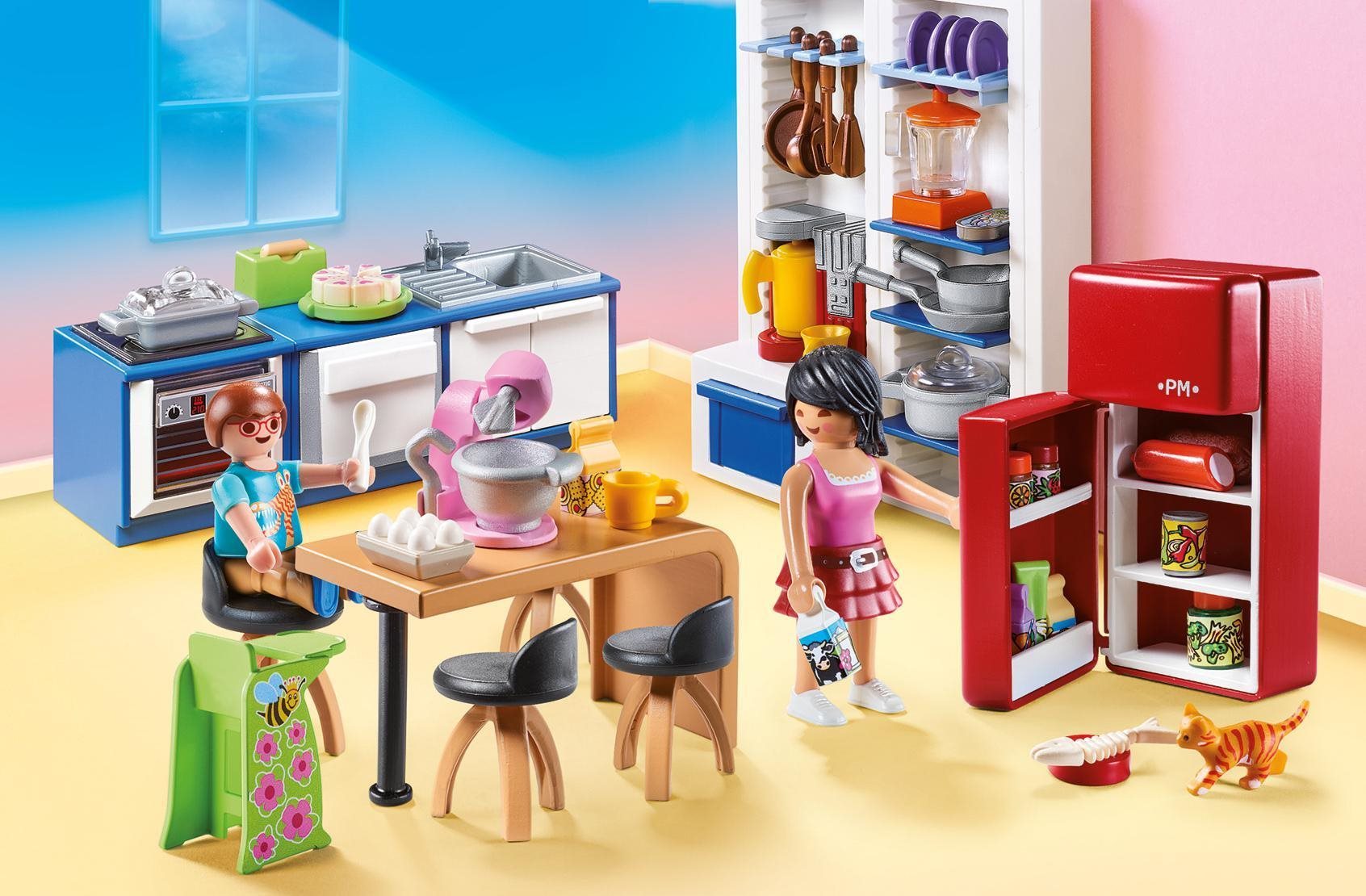 Building Set Playmobil 70206 Family Kitchen Lifestyle