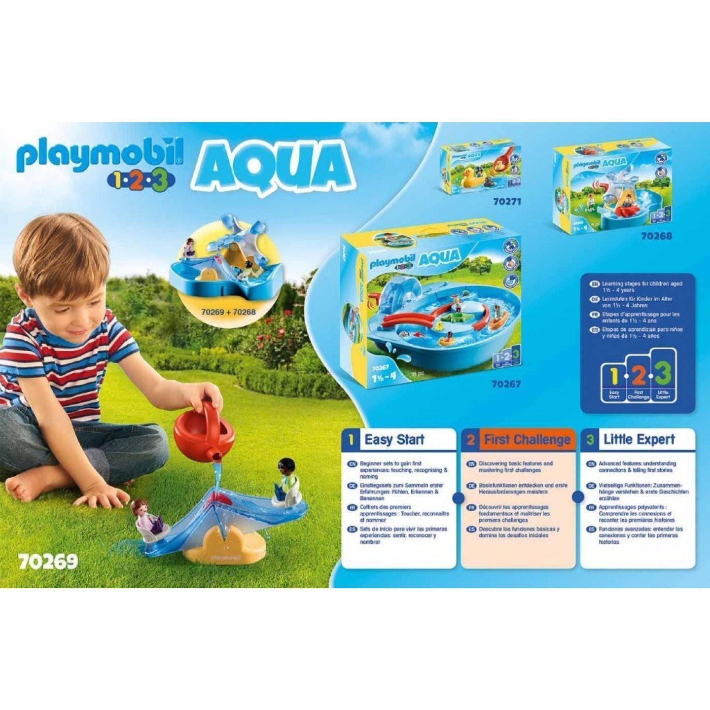 Building Set Playmobil 70269 Water swing with horse-drawn carriage Back page