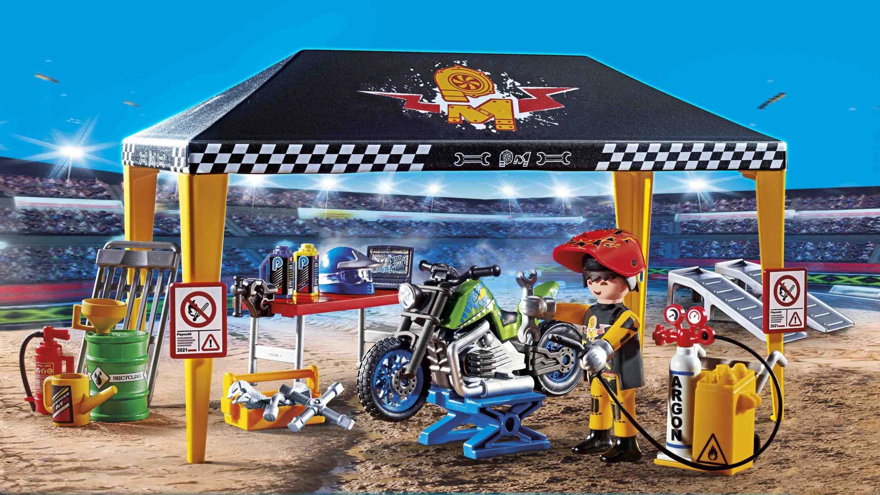 Building Set Playmobil 70552 Stunt Show Service Tent Lifestyle