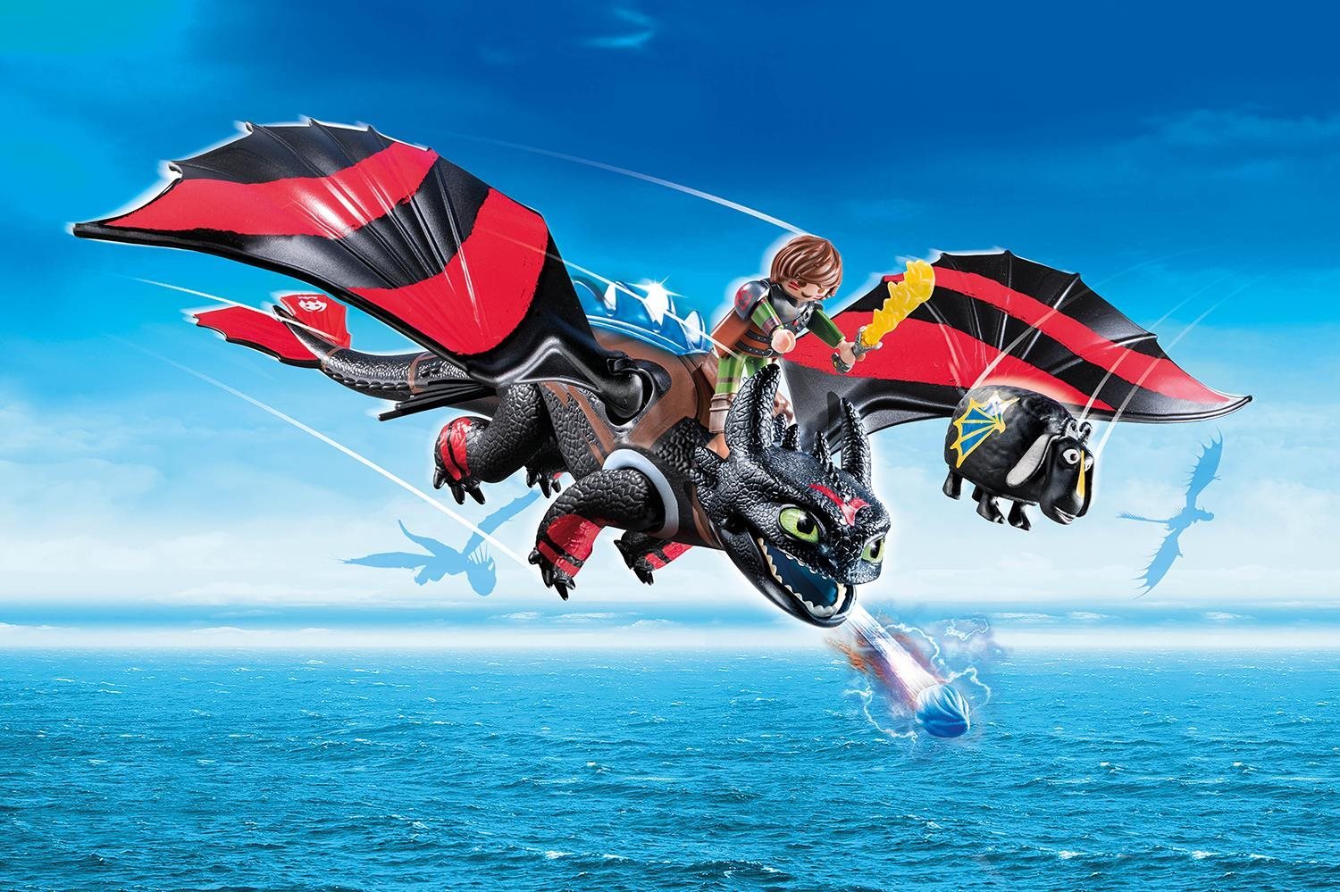 Building Set Playmobil 70727 Dragon Racing: Hiccup and Toothless Lifestyle