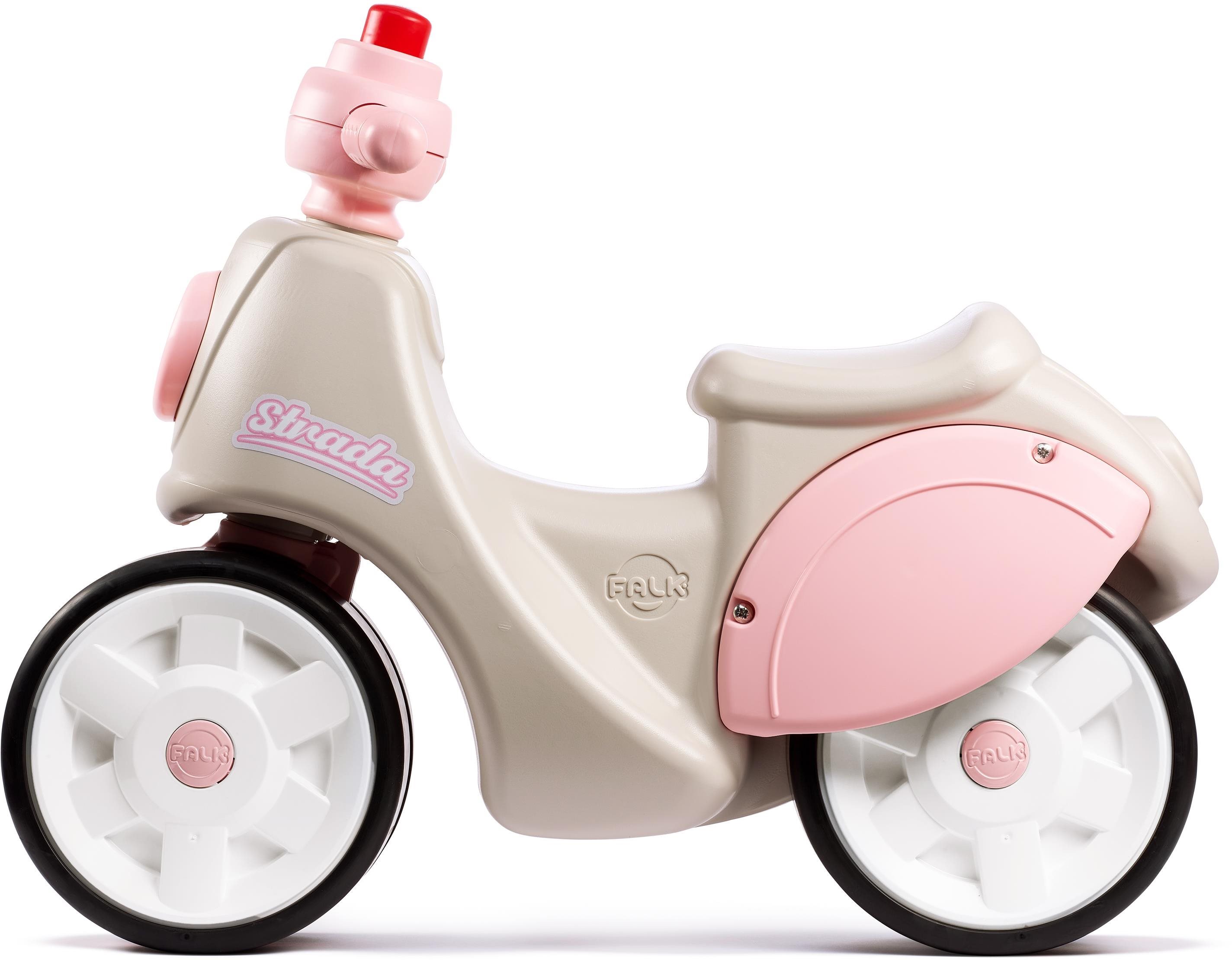 Balance Bike Falk Silent Wheel Scooter Pink Lateral view
