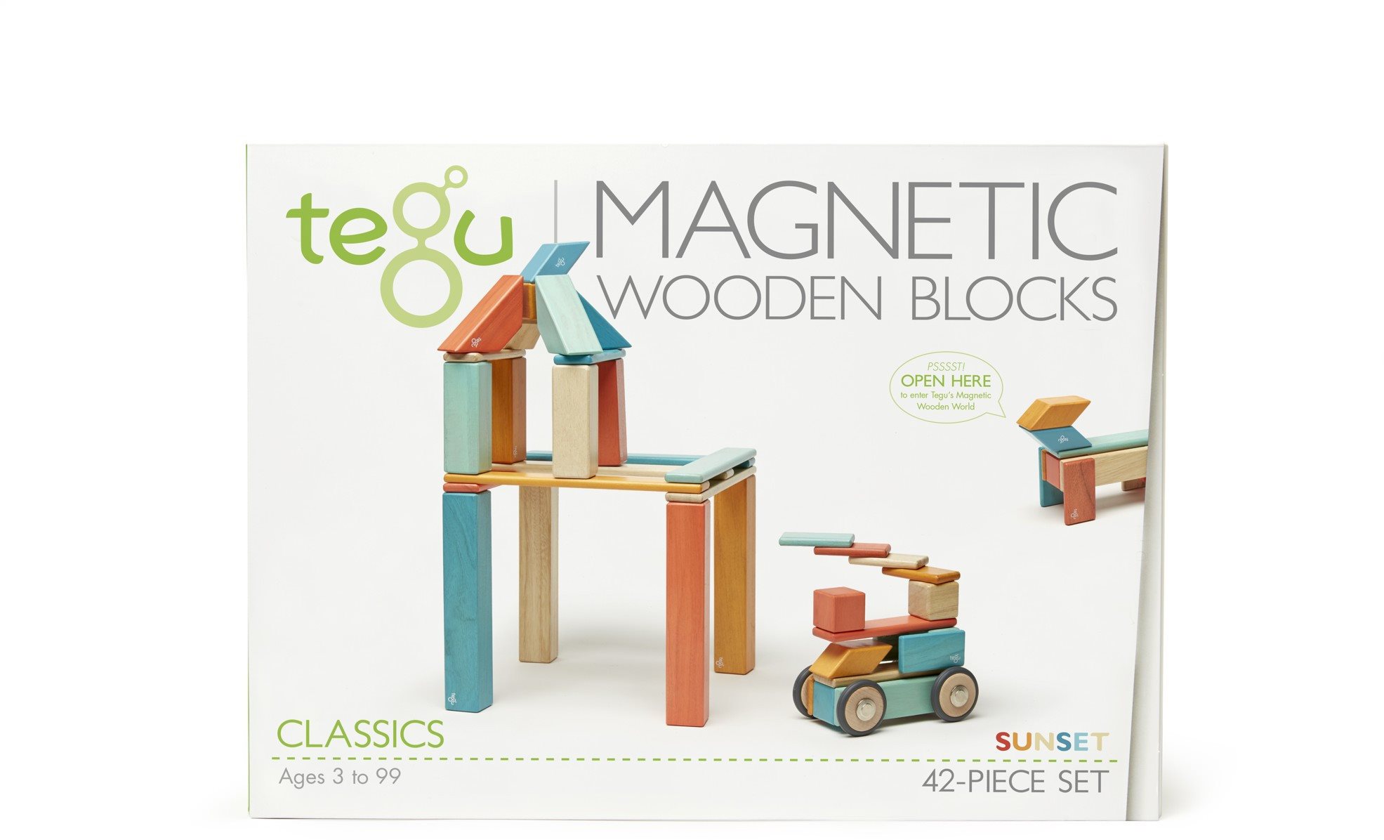 Building Set Magnetic kit TEGU Sunset - 42 parts ...