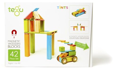 Building Set Magnetic kit TEGU Tints - 42 parts ...