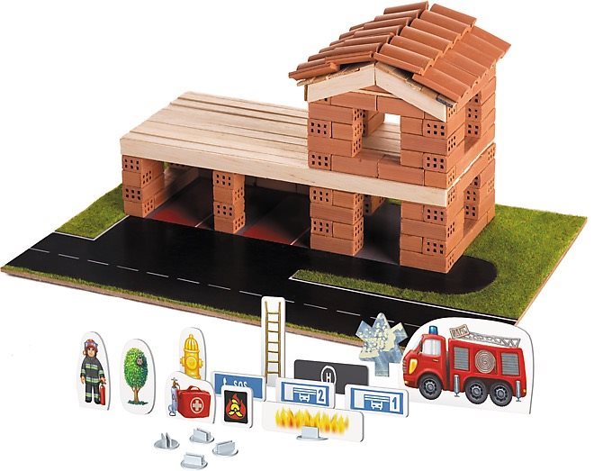 Building Set Trefl Brick Trick Fire Station Lifestyle