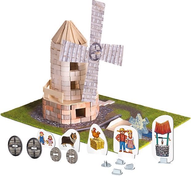 Building Set Trefl Brick Trick Windmill Package content