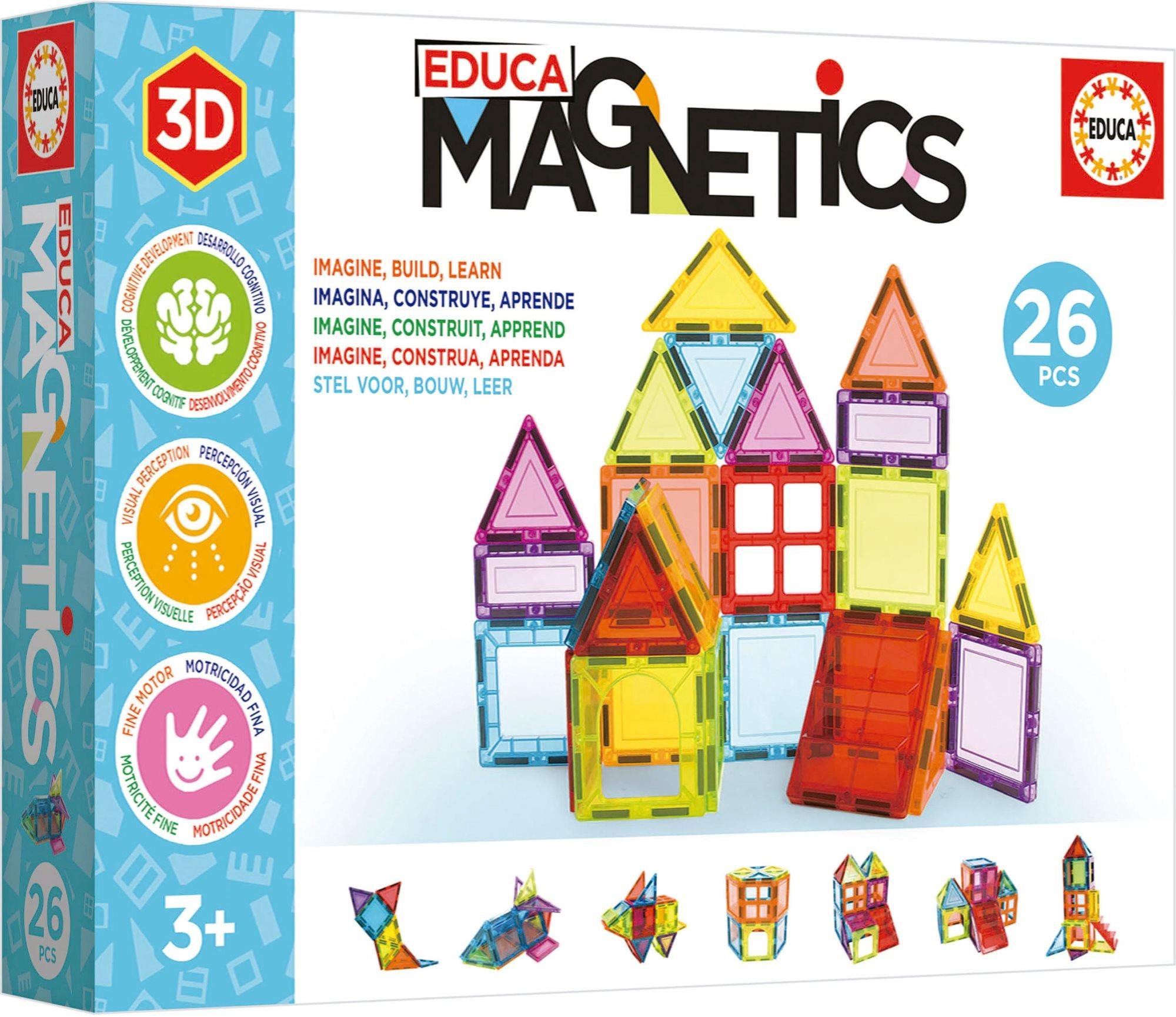 Building Set EDUCA Magnetics magnetic kit 26 pieces ...