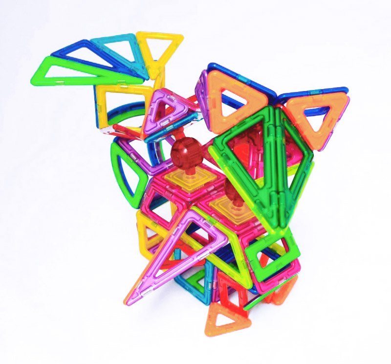 Building Set Magnetic Designer Plus Lateral view