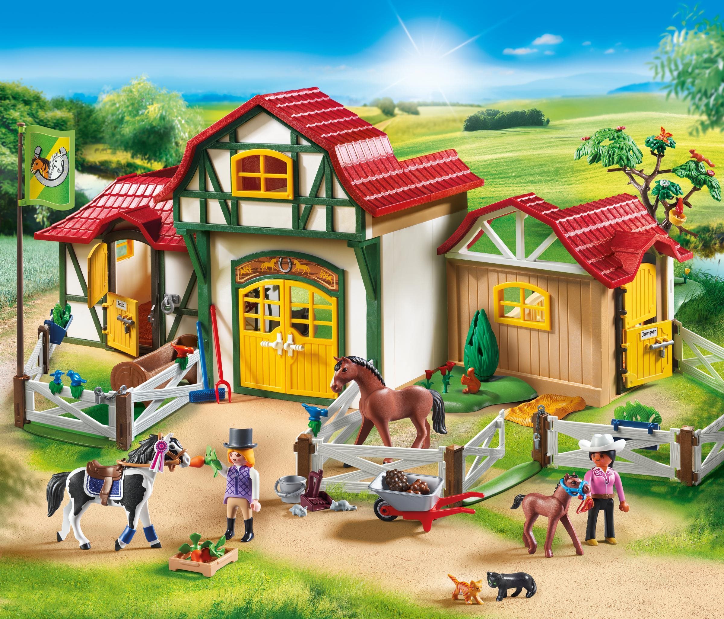 Building Set Playmobil 6926 Large Ranch for Horses Lifestyle