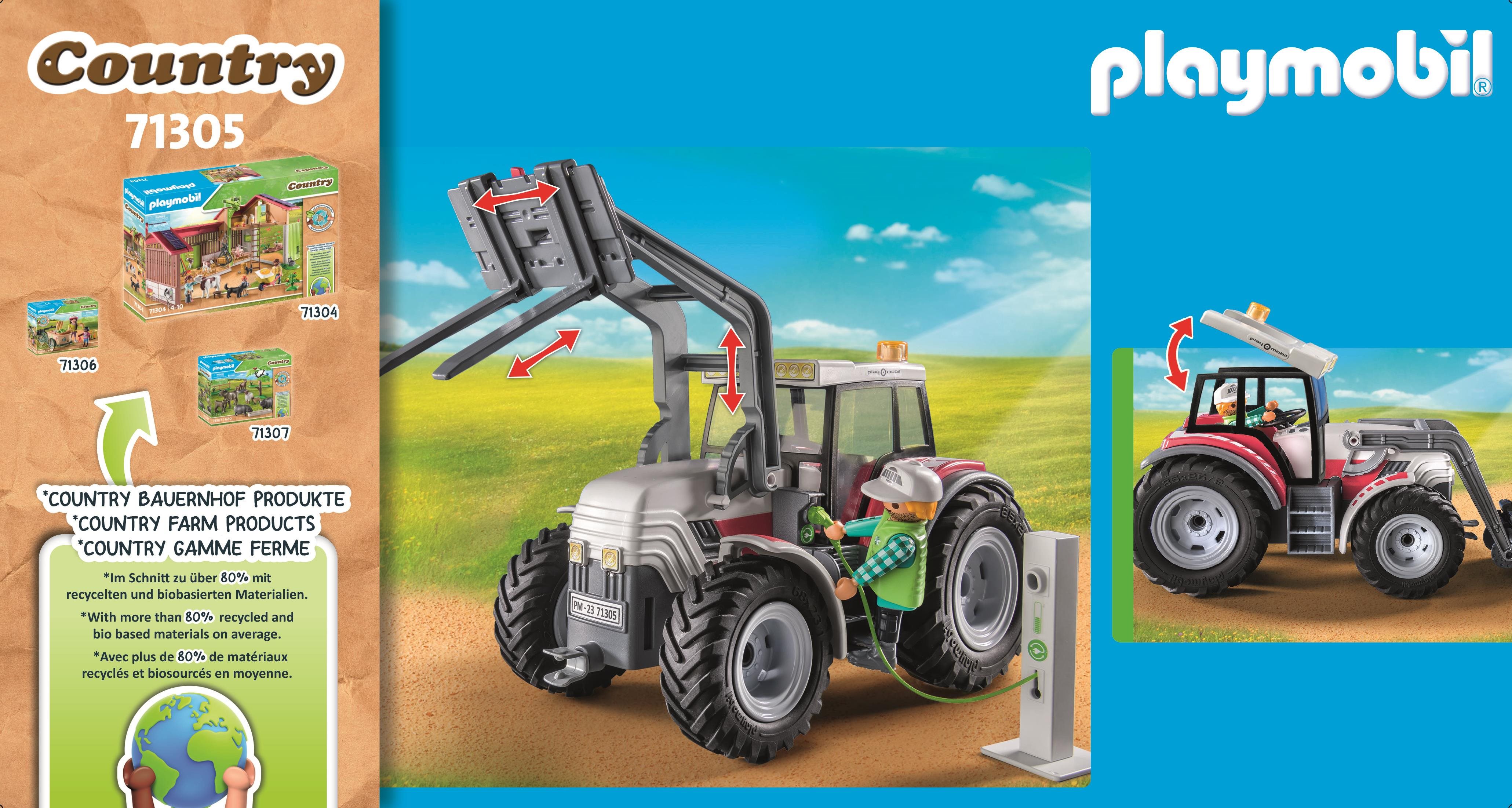 Building Set Playmobil 71305 Big tractor ...