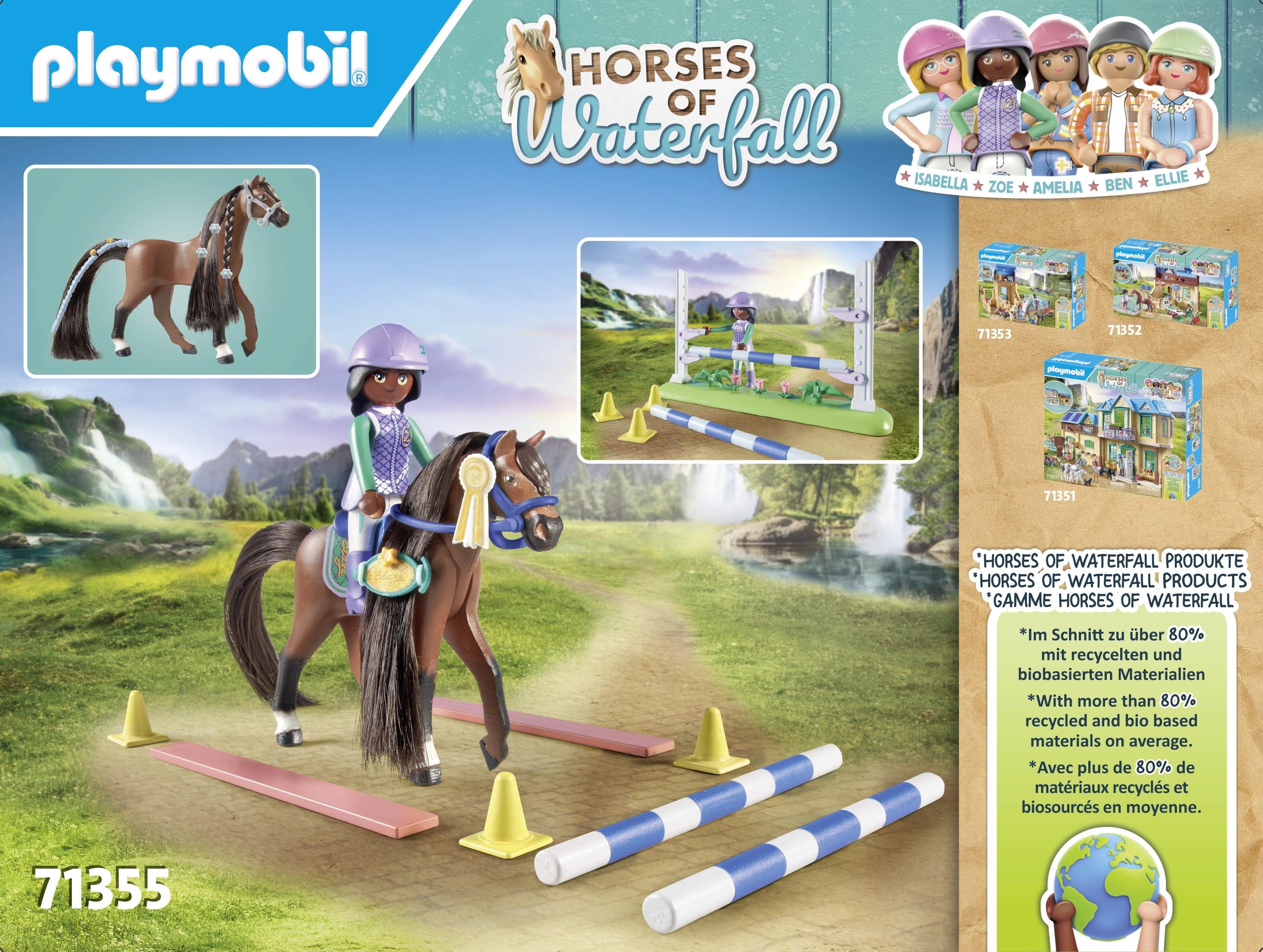 Building Set Playmobil 71355 Zoe & Blaze with Tournament Course ...