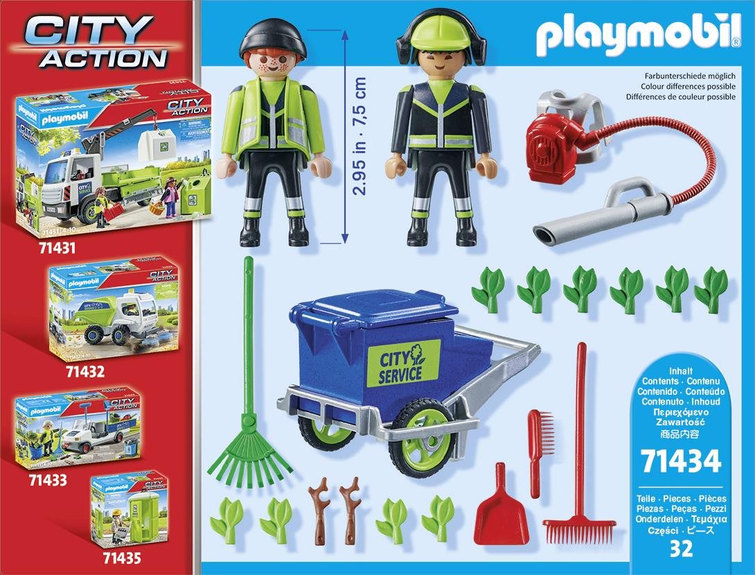 Building Set Playmobil 71434 City Cleaning Team ...