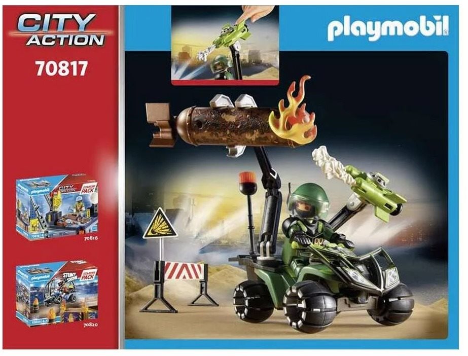 Building Set Playmobil Starter Pack Police: Dangerous Exercise ...