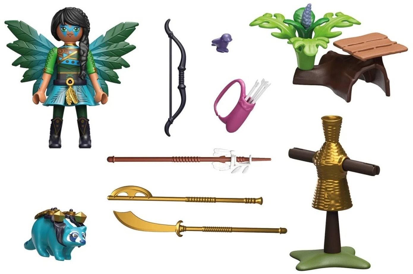 Building Set Playmobil Starter Pack Knight Fairy with Raccoon ...