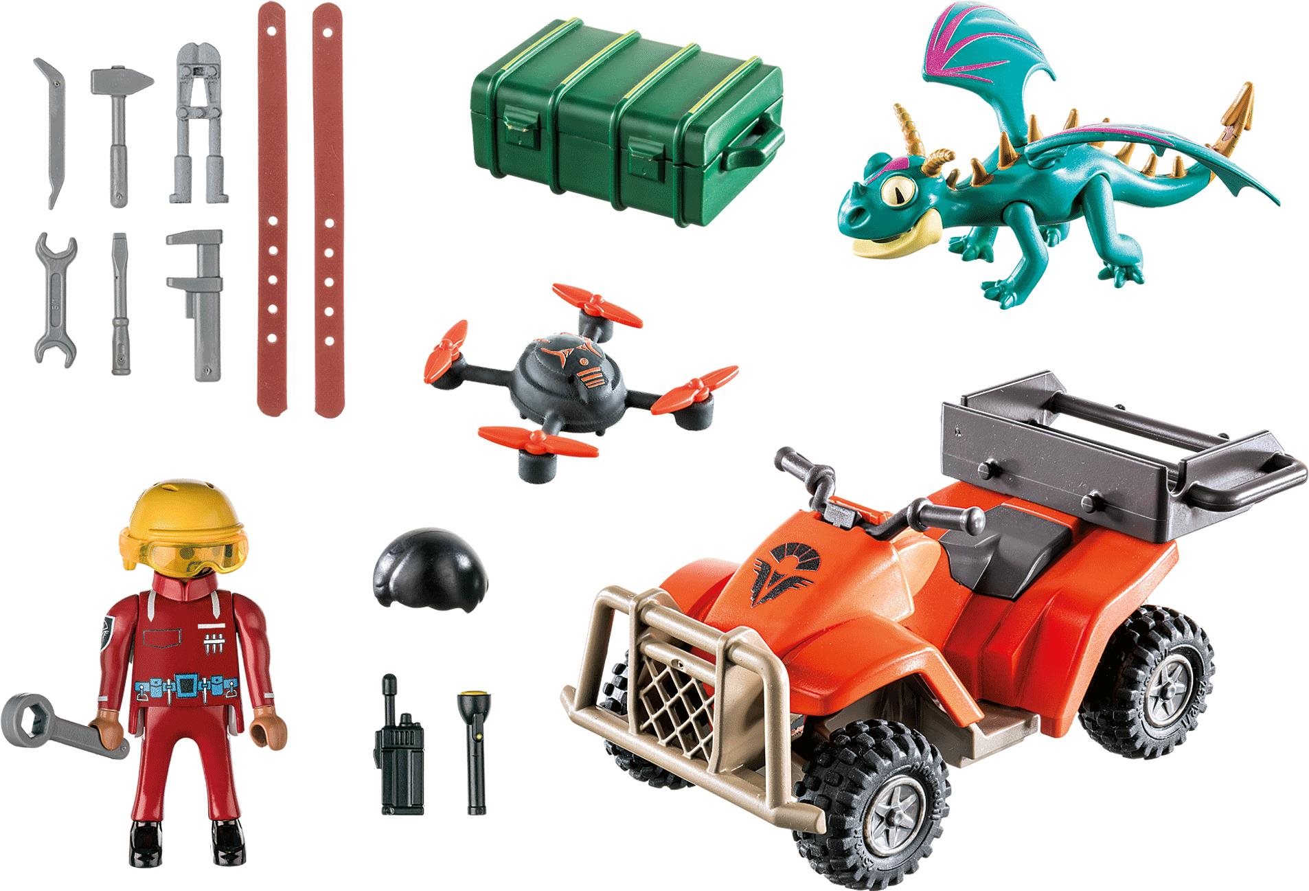 Building Set Playmobil Dragons: The Nine Realms - Icaris Quad & Phil ...