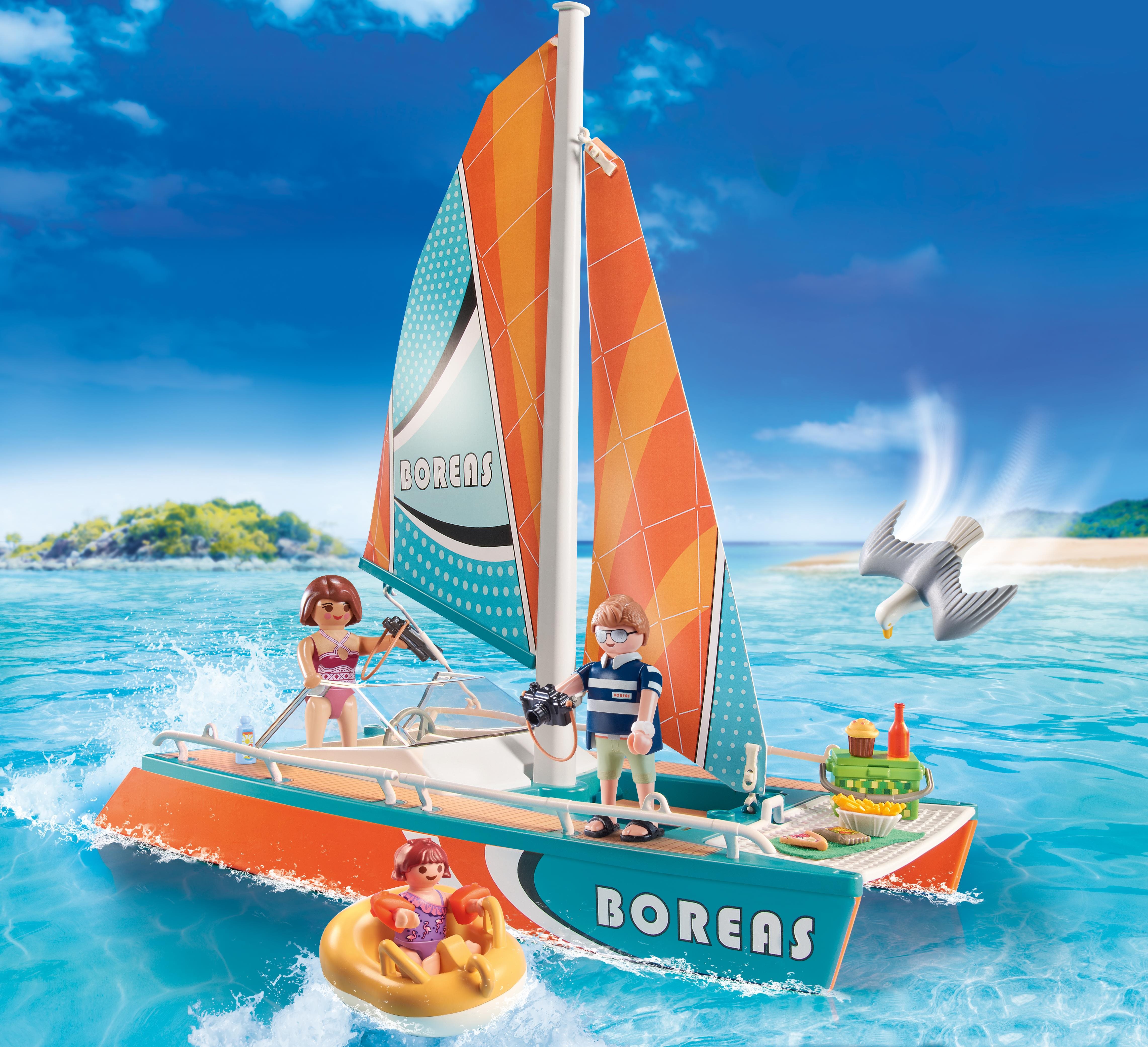 Building Set Playmobil 71043 Catamaran ...