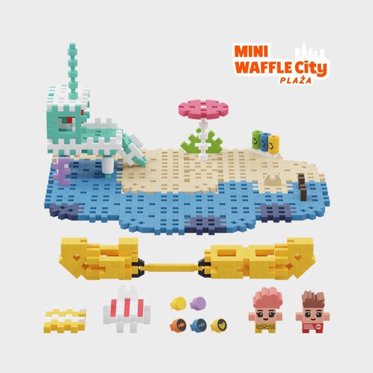 Building Set Mini Waffle City Beach 148 pcs ...