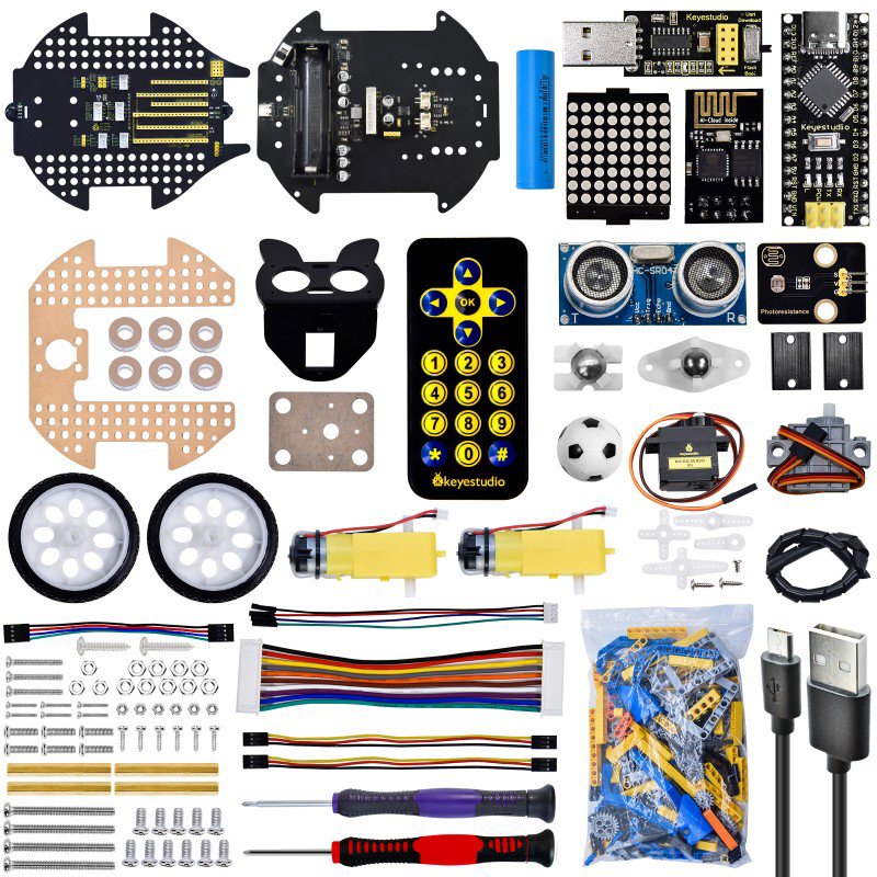 Building Set Keyestudio Keyes Arduino Beetlebot 3in1 STEM Edu ...