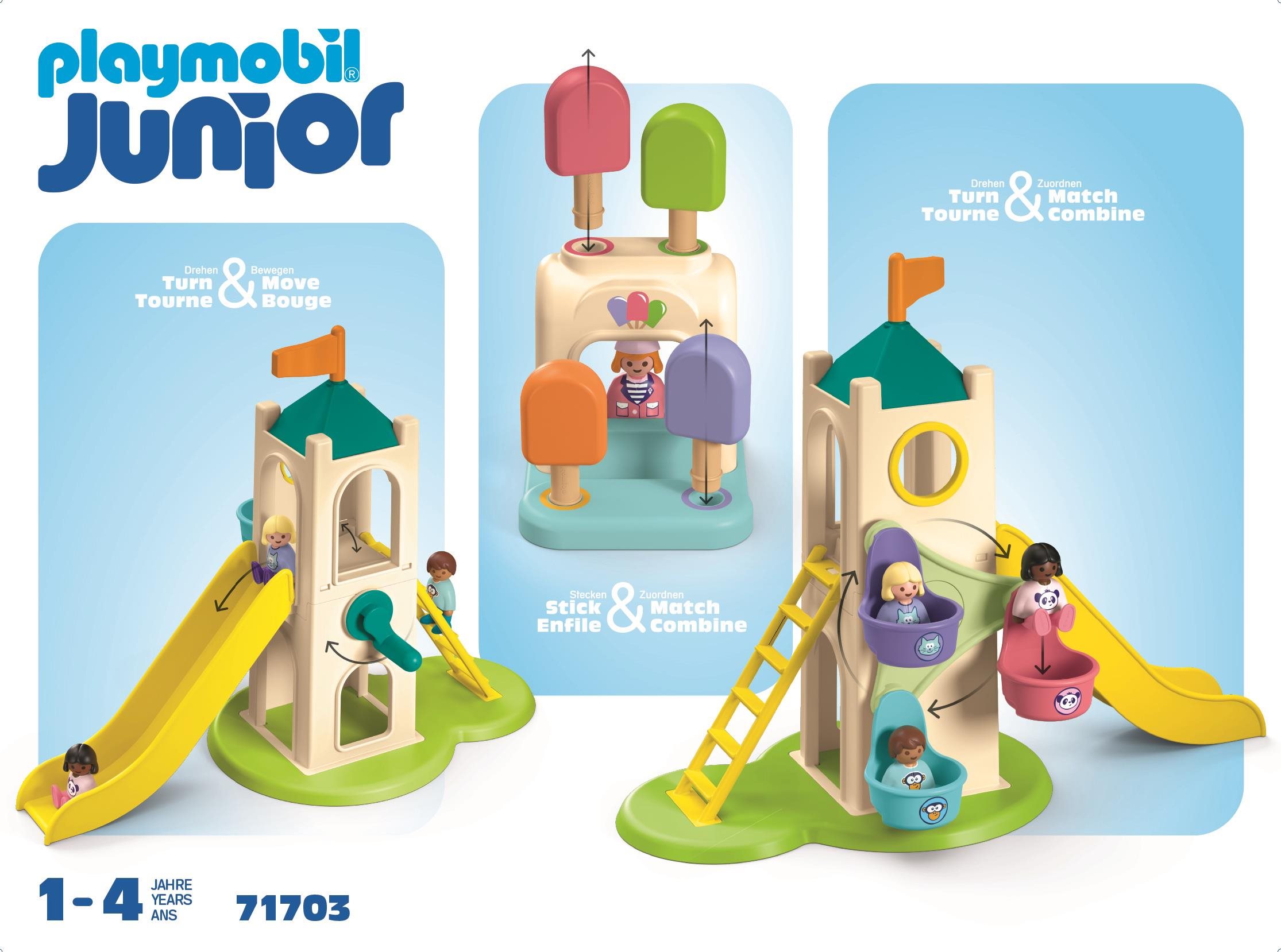 Building Set Playmobil 71703 Junior: Adventure Tower with Ice Cream Stand ...