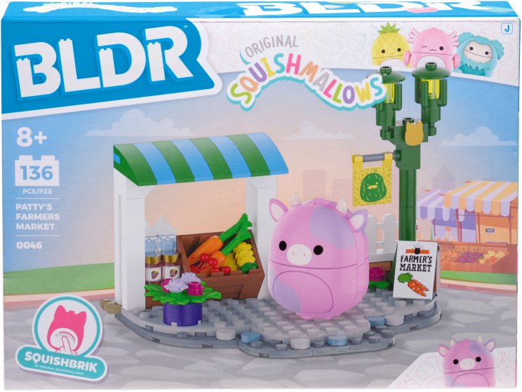Building Set BLDR Squishmallows Patty and the Farmers Market ...