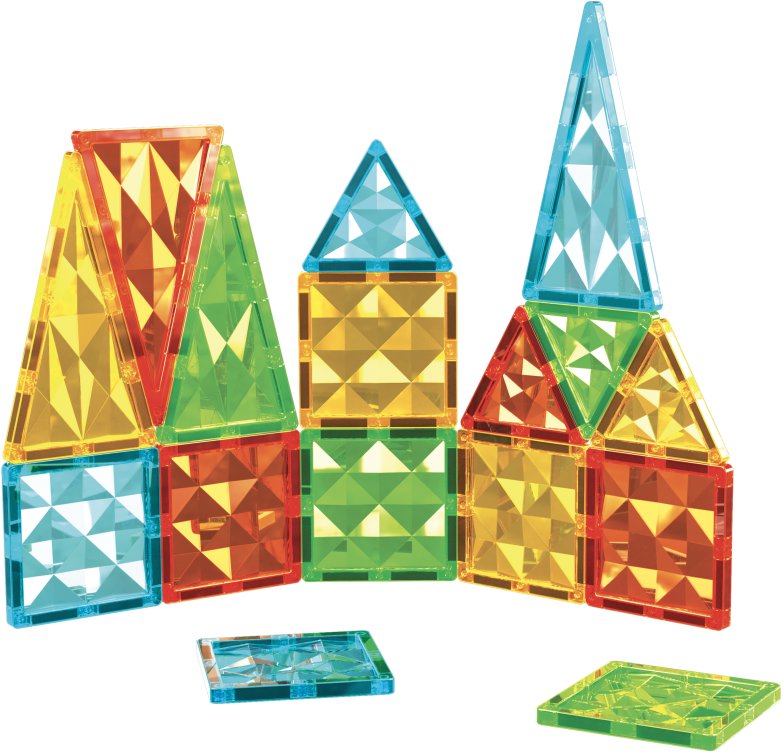 Building Set Geomag Magnetic Tiles 16 pieces ...