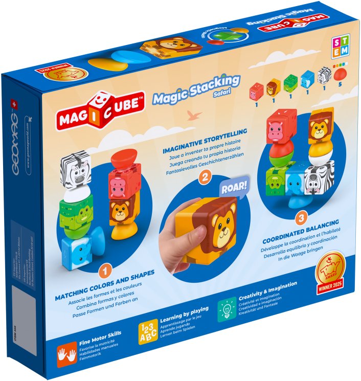 Building Set Geomag Magicube Safari ...