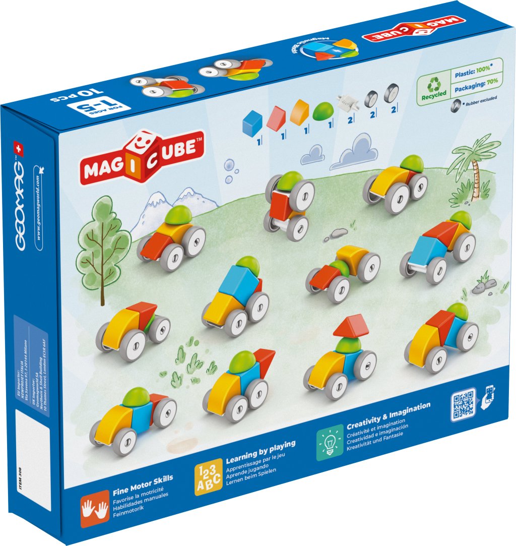 Building Set Geomag Magicube Car 10 pieces ...