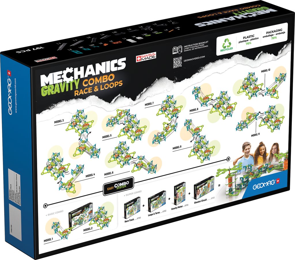 Building Set Geomag Mechanics Gravity Combo ...