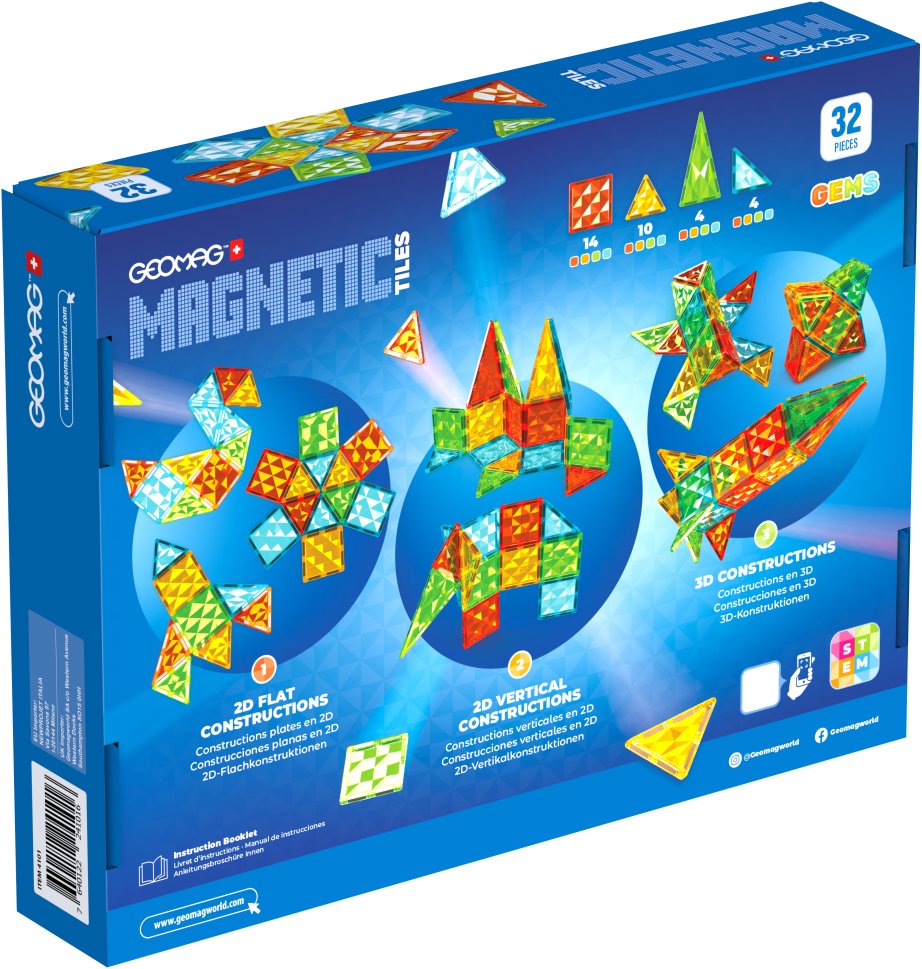 Building Set Geomag Magnetic Tiles ...
