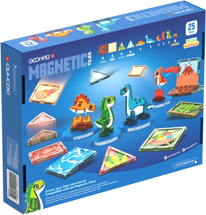 Building Set Geomag Magnetic Tiles Dino ...