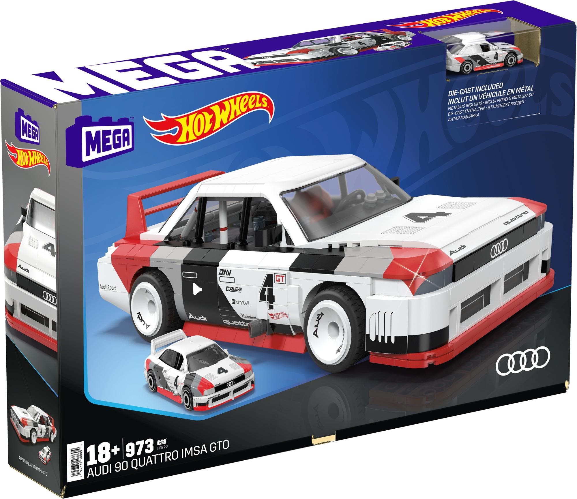 Building Set Mega Hot Wheels Collectible Audi 90 Quattro Imsa ...