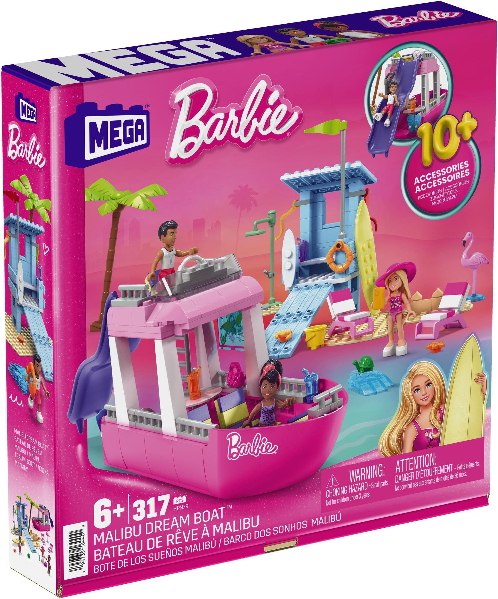 Building Set Mega Barbie Malibu dream boat ...